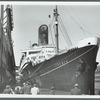 The Liberte ready to leave pier 88 in New York