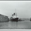 The Liberte arriving at pier 88 in New York