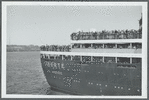 The Liberte leaving pier No. 88