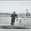 On board the Liberte at her New York pier