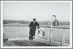 On board the Liberte at her New York pier