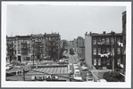 View from a station of the Myrtle Avenue El in Queens, N.Y.