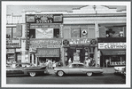 Street near the Long Island R.R. station in Jamaica. N.Y.