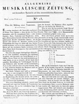 Allgemeine Musikalische Zeitung