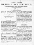 Allgemeine Musikalische Zeitung