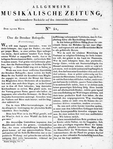 Allgemeine Musikalische Zeitung