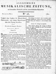 Allgemeine Musikalische Zeitung