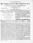 Allgemeine Musikalische Zeitung
