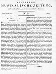 Allgemeine Musikalische Zeitung