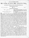 Allgemeine Musikalische Zeitung
