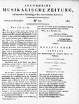 Allgemeine Musikalische Zeitung