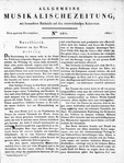 Allgemeine Musikalische Zeitung