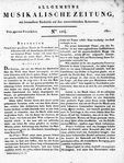 Allgemeine Musikalische Zeitung