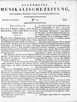 Allgemeine Musikalische Zeitung