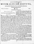 Allgemeine Musikalische Zeitung
