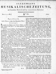 Allgemeine Musikalische Zeitung