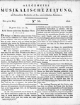 Allgemeine Musikalische Zeitung