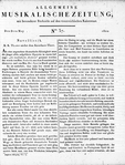 Allgemeine Musikalische Zeitung