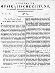 Allgemeine Musikalische Zeitung