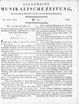 Allgemeine Musikalische Zeitung