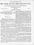 Allgemeine Musikalische Zeitung