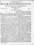 Allgemeine Musikalische Zeitung