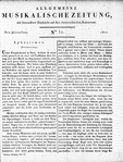 Allgemeine Musikalische Zeitung
