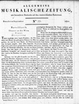 Allgemeine Musikalische Zeitung