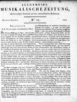 Allgemeine Musikalische Zeitung