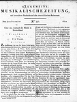 Allgemeine Musikalische Zeitung