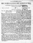 Allgemeine Musikalische Zeitung