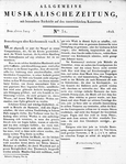 Allgemeine Musikalische Zeitung