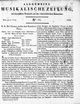 Allgemeine Musikalische Zeitung