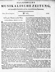 Allgemeine Musikalische Zeitung