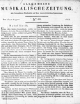 Allgemeine Musikalische Zeitung