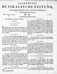 Allgemeine Musikalische Zeitung