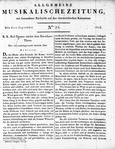 Allgemeine Musikalische Zeitung