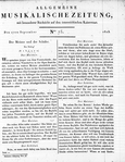 Allgemeine Musikalische Zeitung
