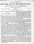 Allgemeine Musikalische Zeitung