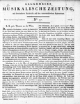 Allgemeine Musikalische Zeitung