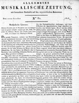 Allgemeine Musikalische Zeitung