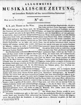 Allgemeine Musikalische Zeitung