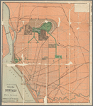 Olmsted's sketch map of Buffalo showing the relation of the park system to the general plan of the city