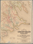 Map of upper New York City and adjacent country