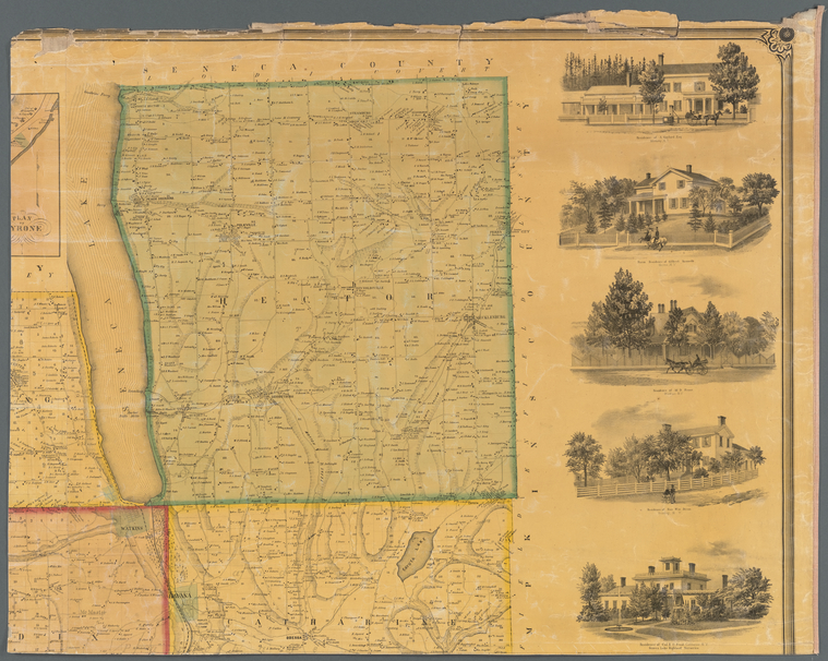 Schuyler County, New York, with plans of the villages NYPL Digital