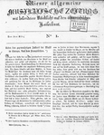 Wiener allgemeine Musikalische Zeitung