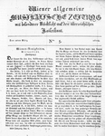 Wiener allgemeine Musikalische Zeitung