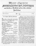 Wiener allgemeine Musikalische Zeitung