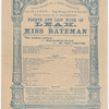 Program for stage production Leah at Booth's Theatre