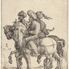 Three Mounted Orientals